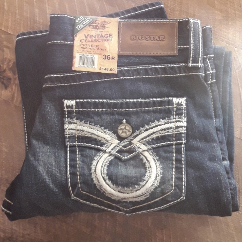 Mens Big Star Pioneer Bootcut Jeans